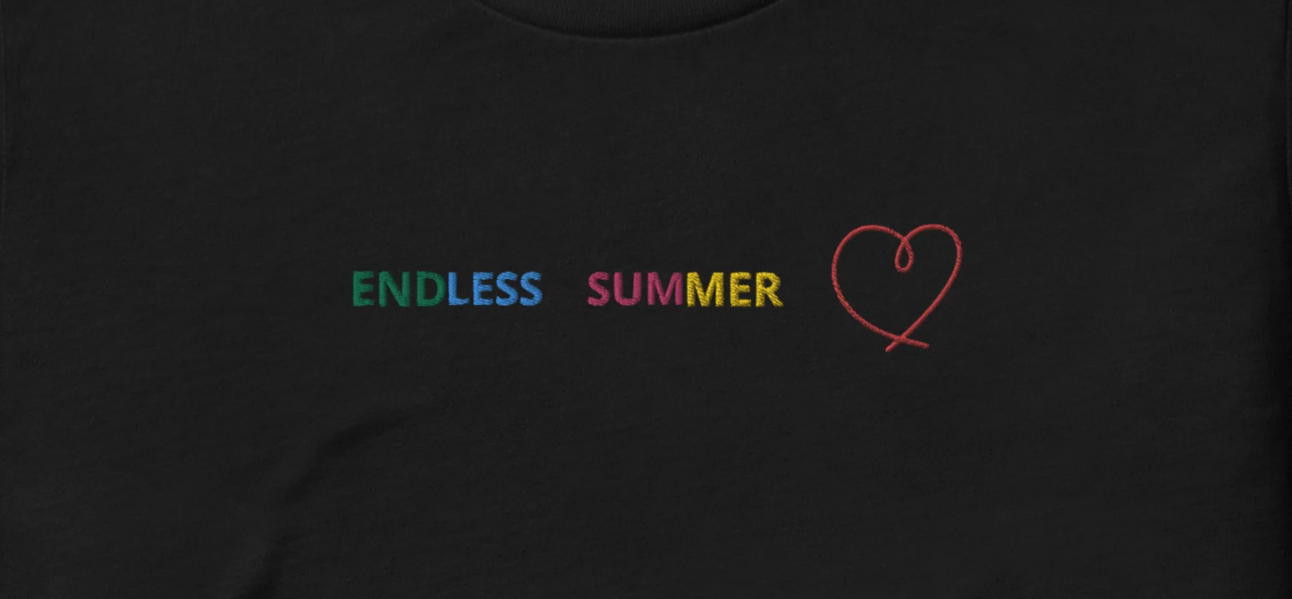 ENDLESS SUMMER LOVE - embroidered T-shirt