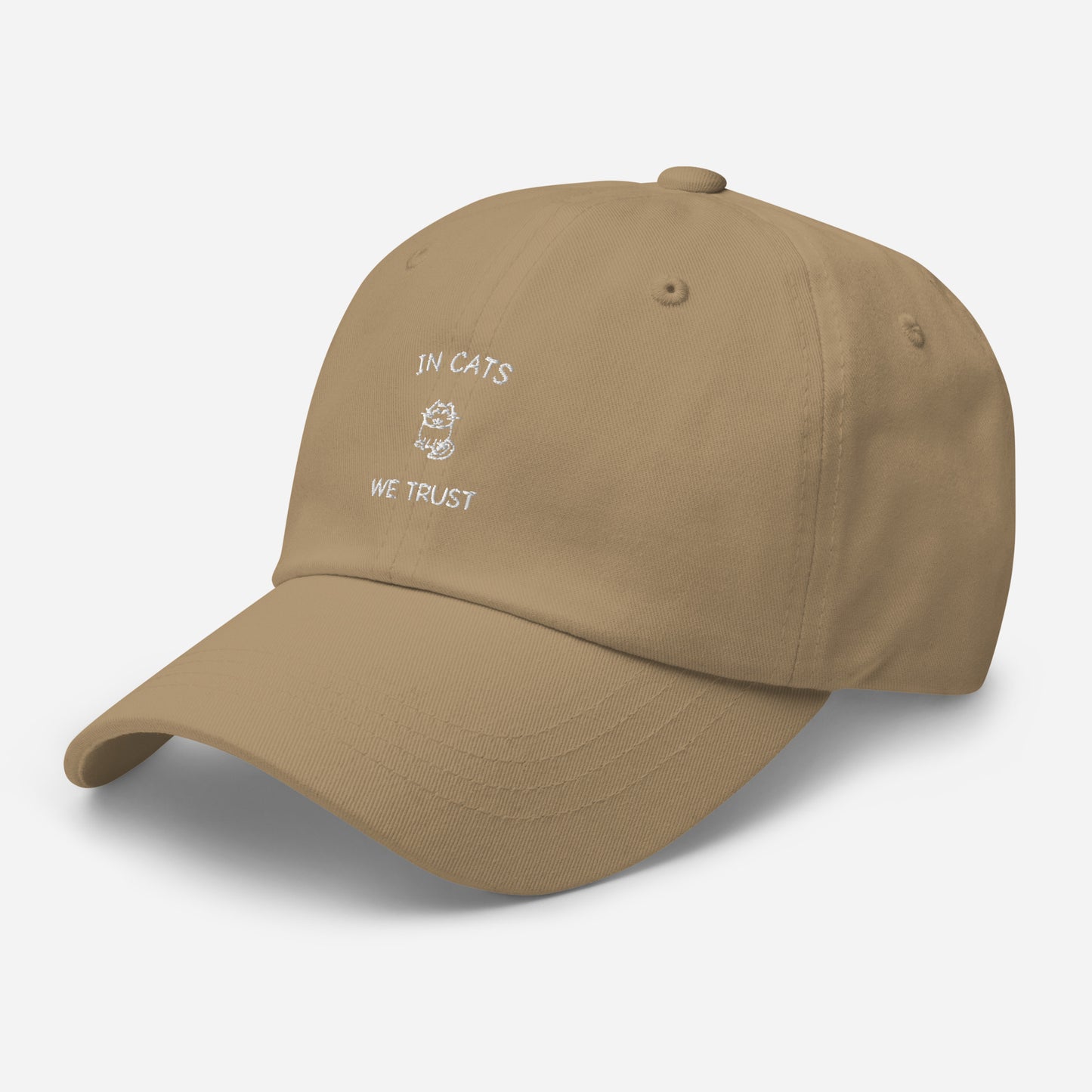 IN CATS WE TRUST - EMBROIDERED CAP