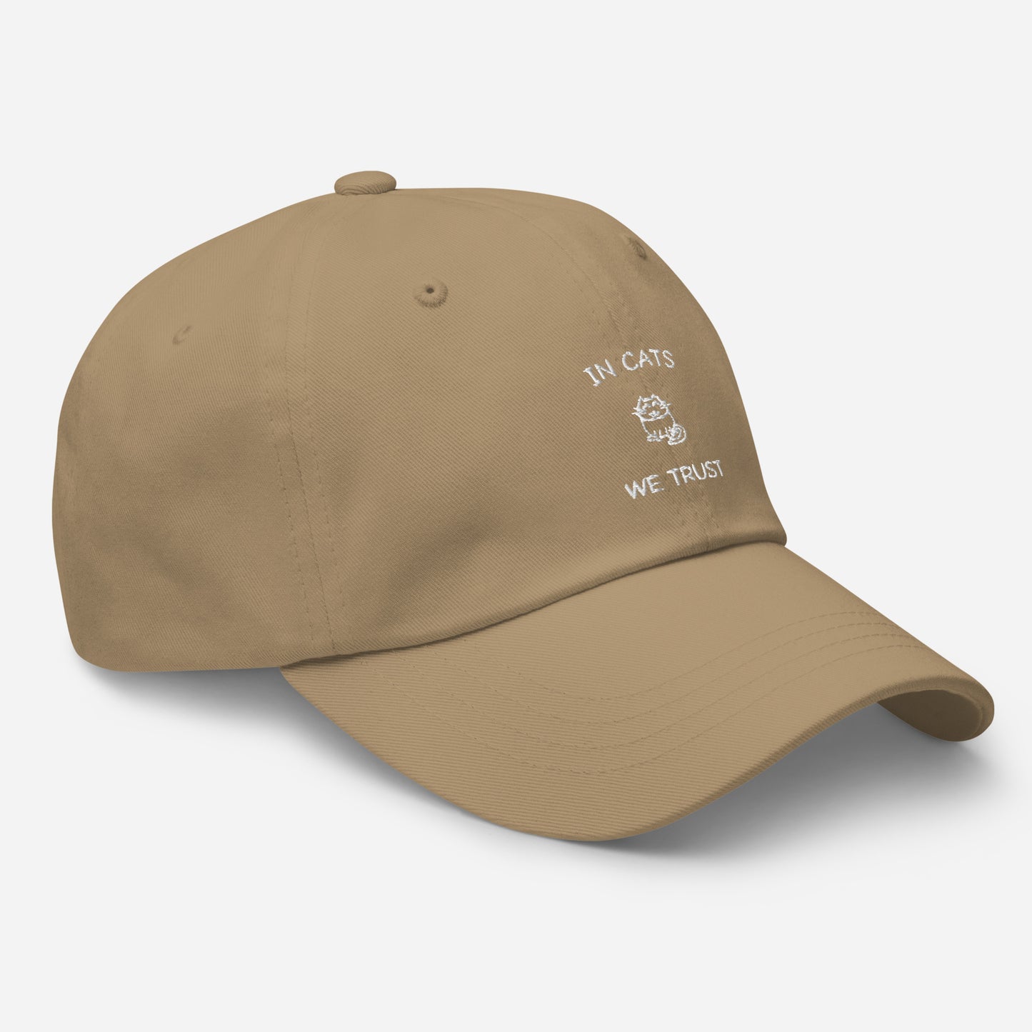 IN CATS WE TRUST - BESTICKTE CAP