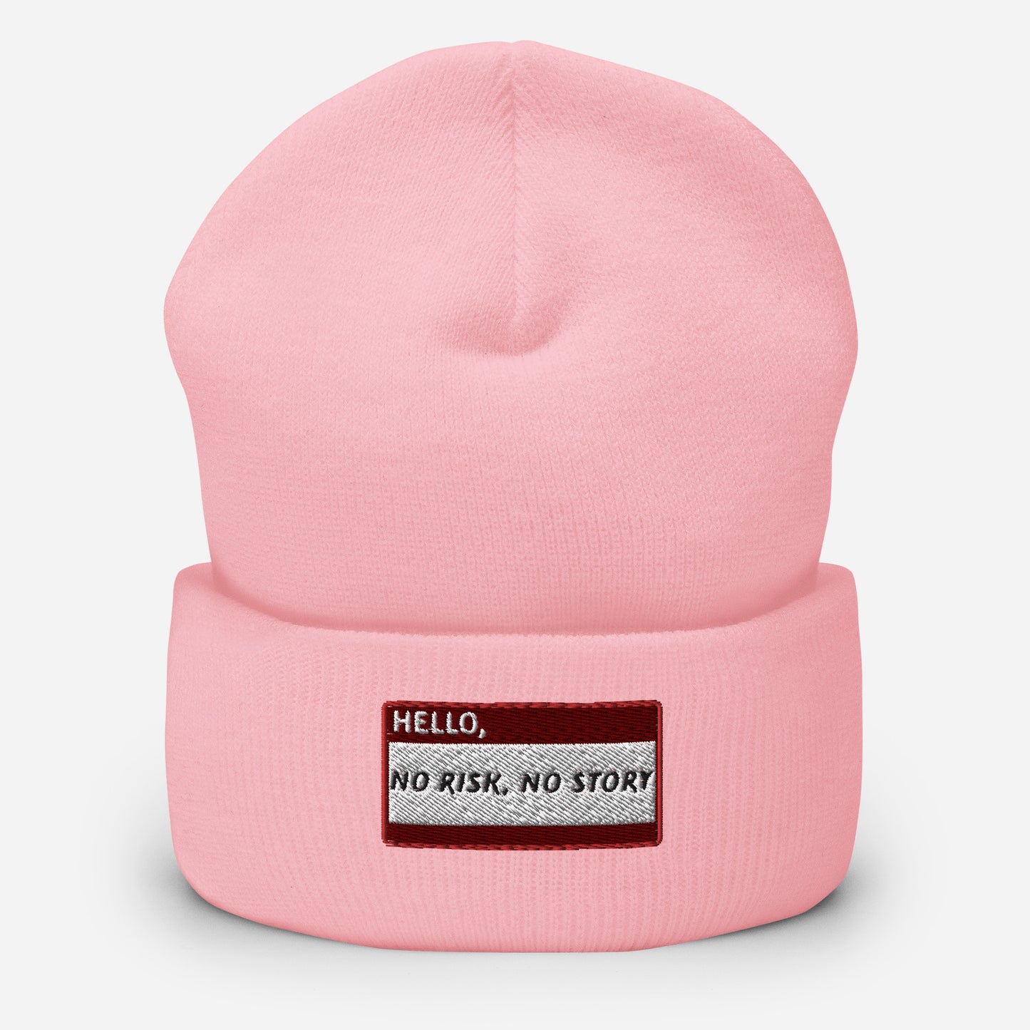 HELLO NO RISK, NO STORY Beanie