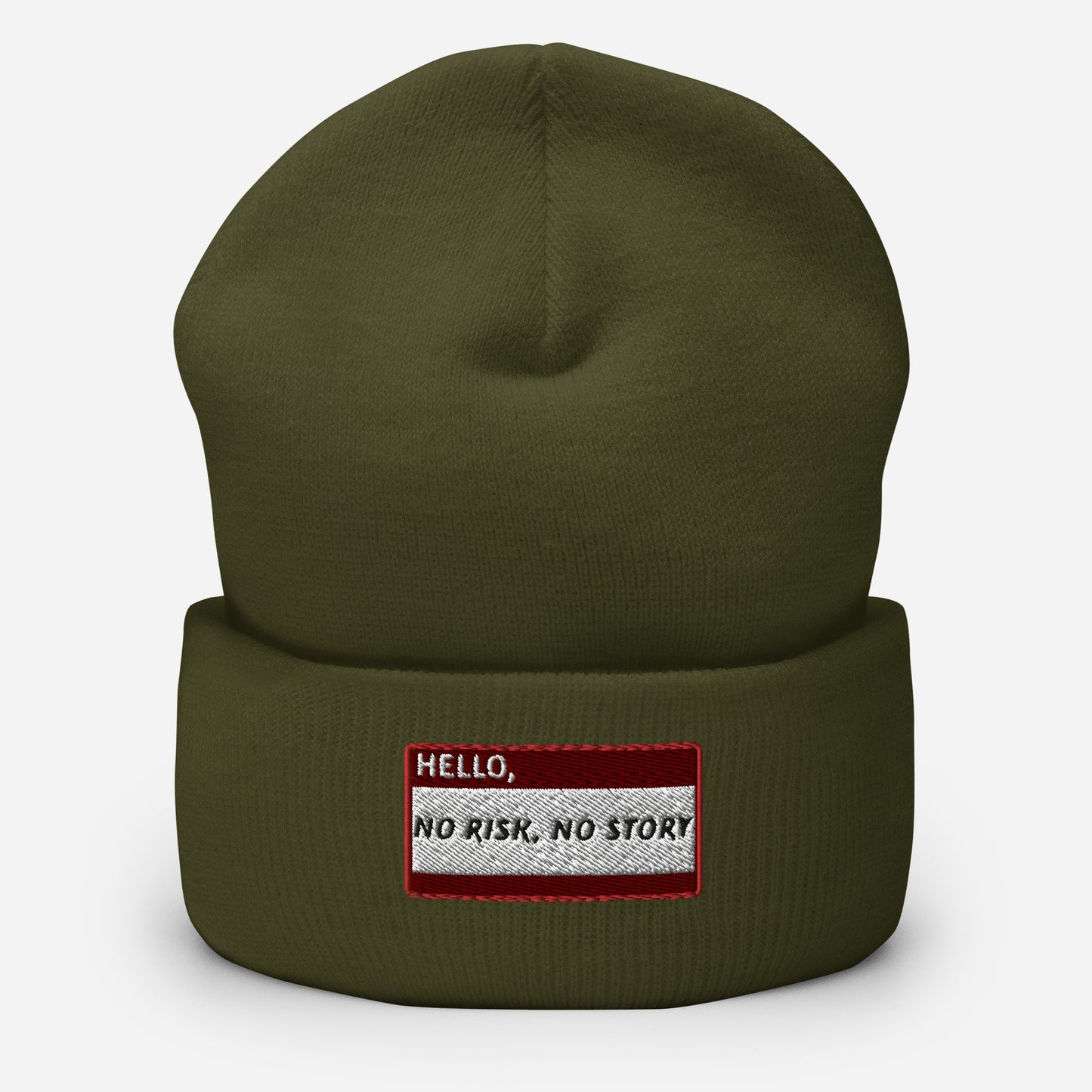 HELLO NO RISK, NO STORY Beanie