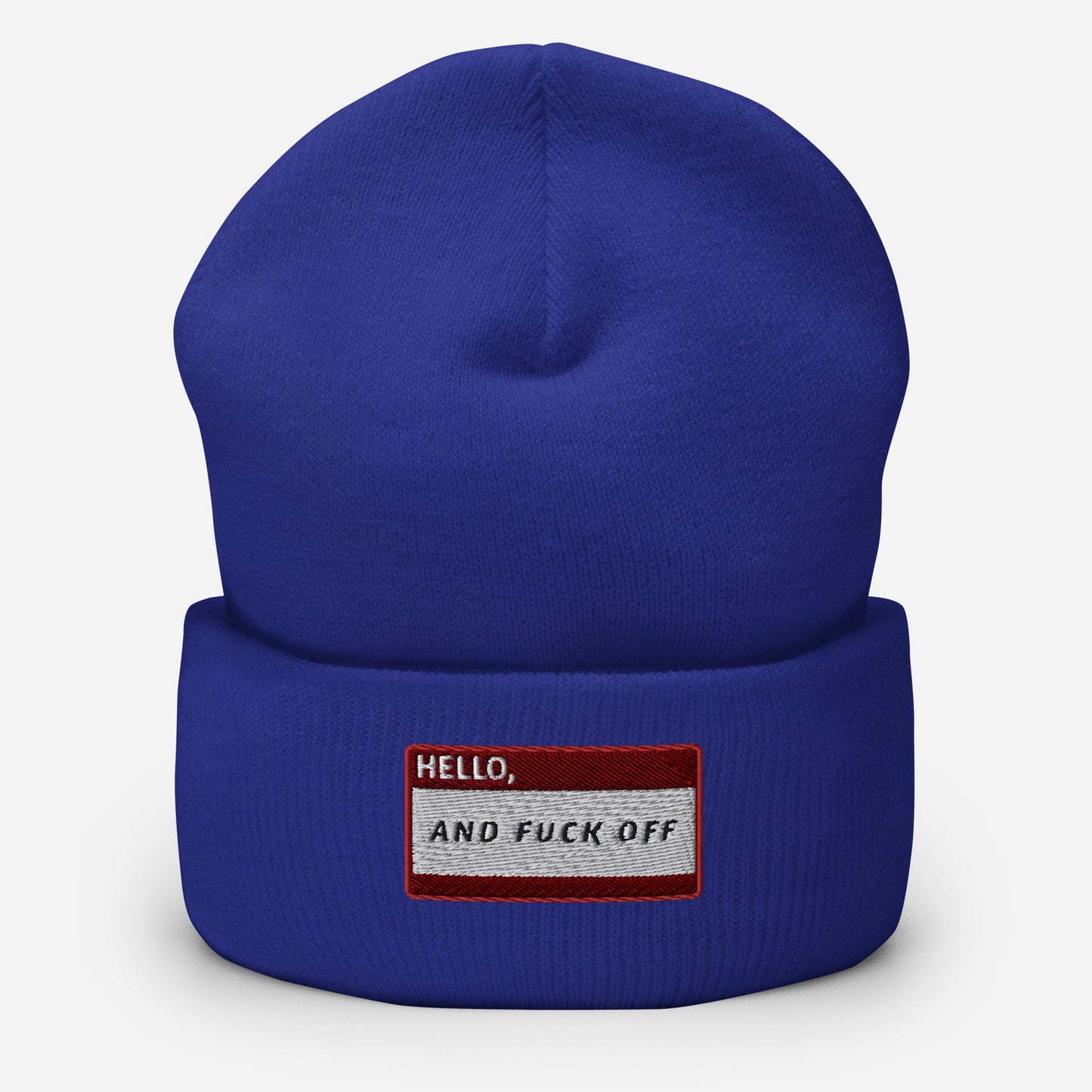 HELLO AND FUCK OFF Beanie