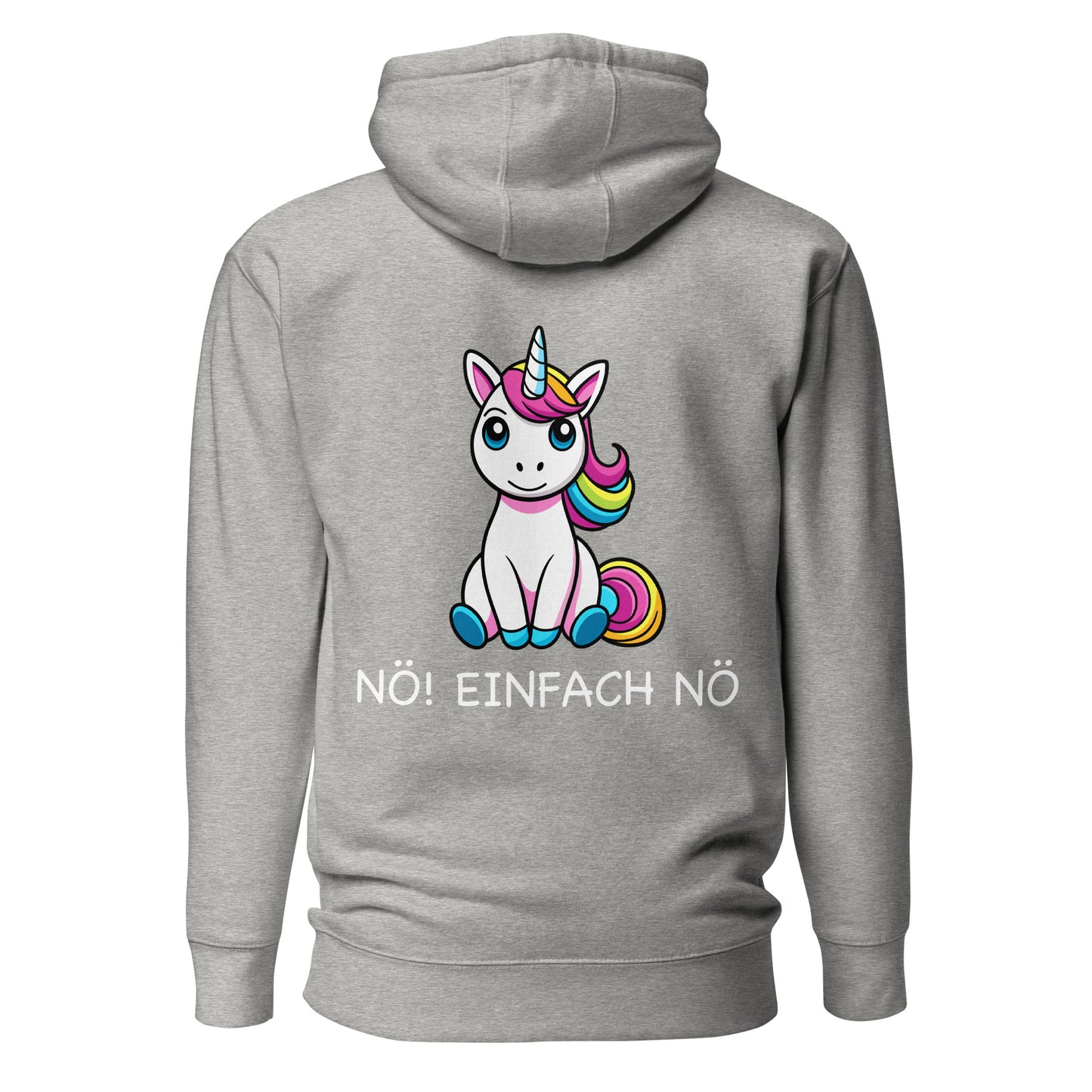 NO! JUST NO - Hoodie Unisex back print