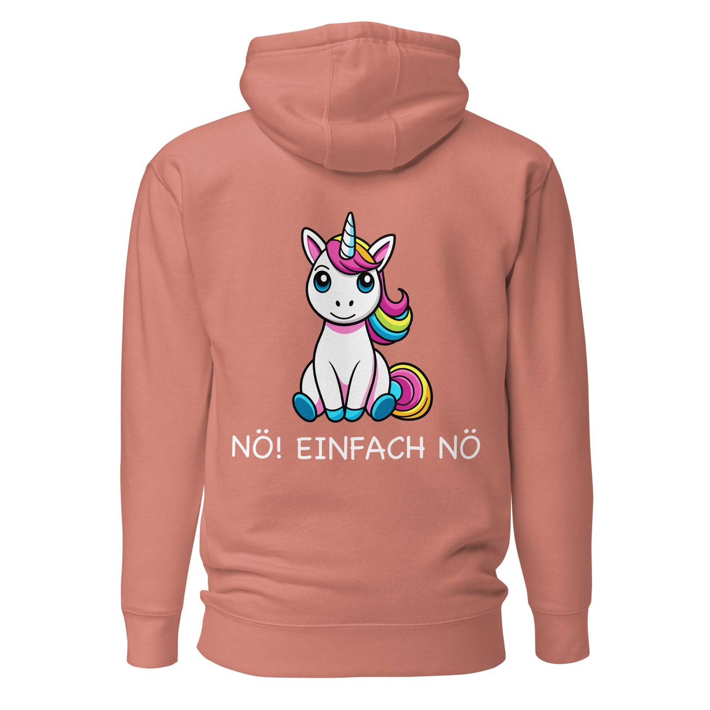 NO! JUST NO - Hoodie Unisex back print