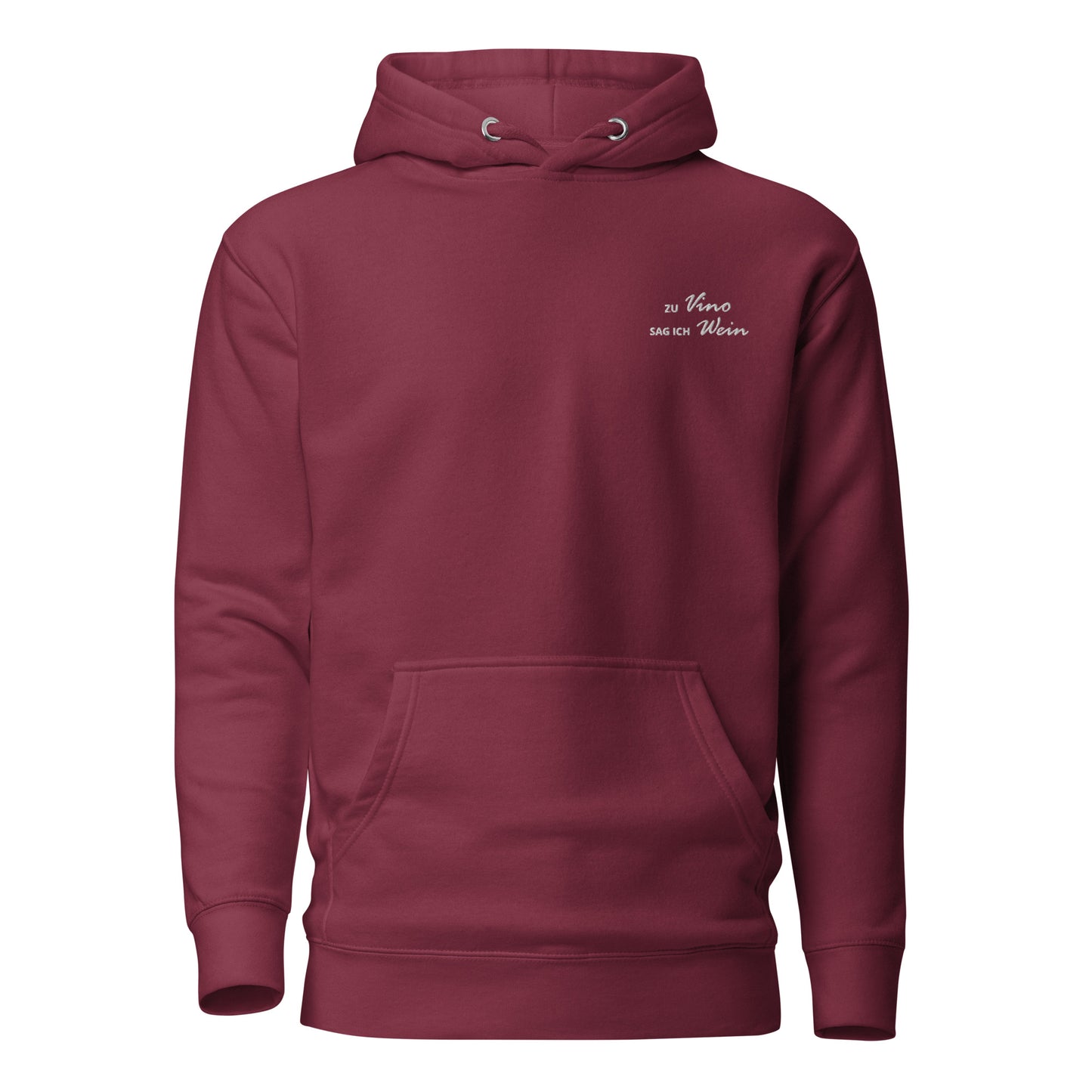 TO VINO I SAY WINE - embroidered hoodie