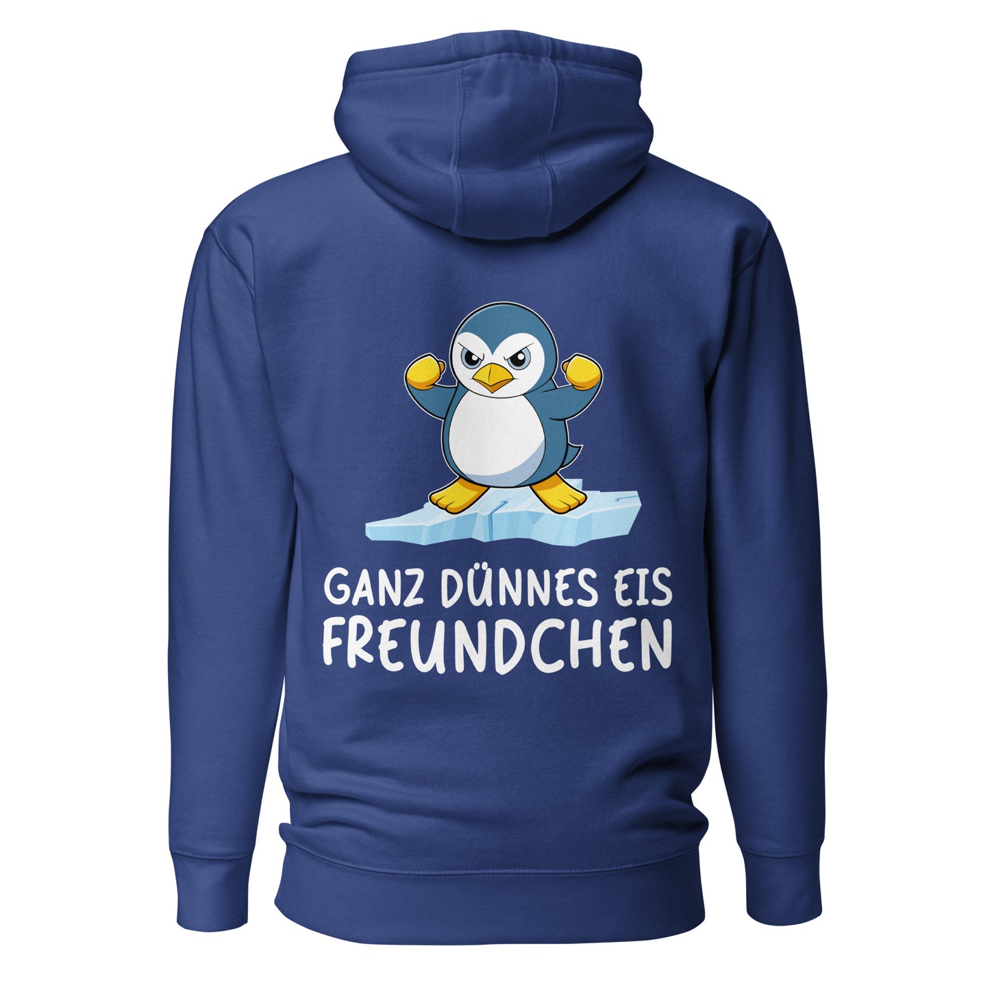 Thin Ice Penguin - Hoodie Unisex Back Print