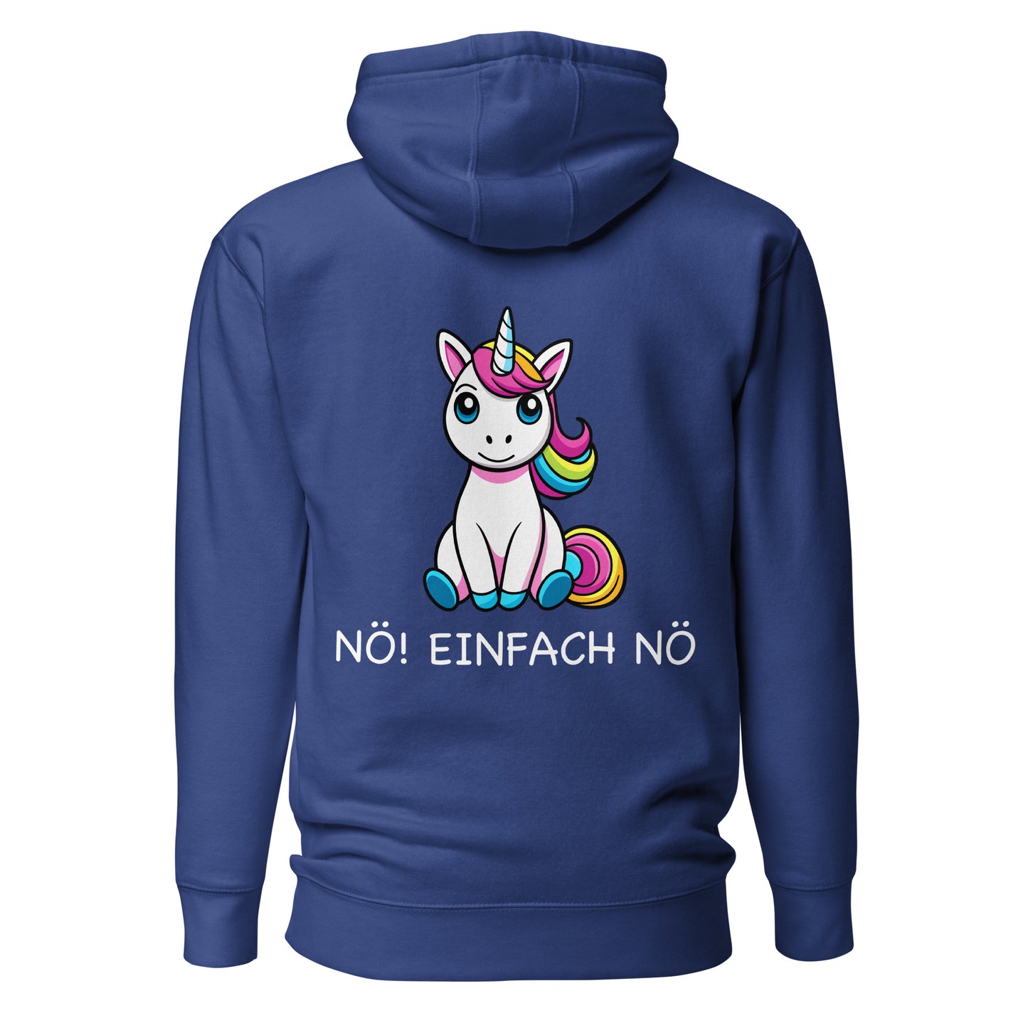 NO! JUST NO - Hoodie Unisex back print