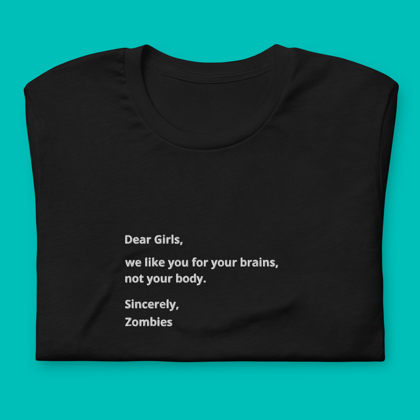 Zombies - embroidered T-shirt