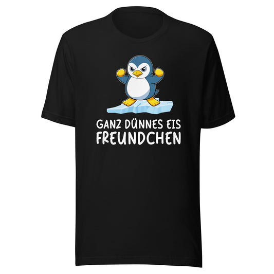 Thin Ice Penguin - printed T-Shirt 