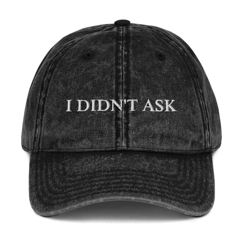 I DIDN'T ASK - Vintage Dad Cap