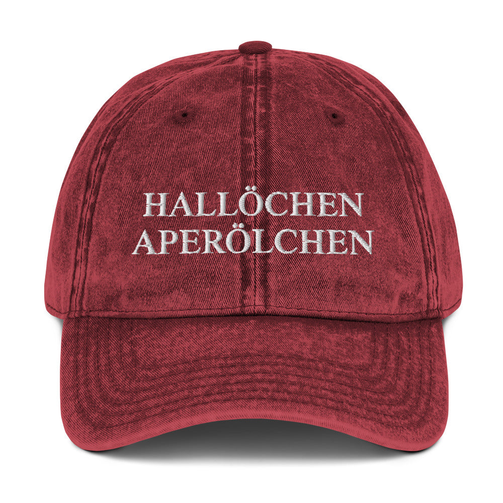 HALLÖCHEN APERÖLCHEN - Vintage Dad Cap