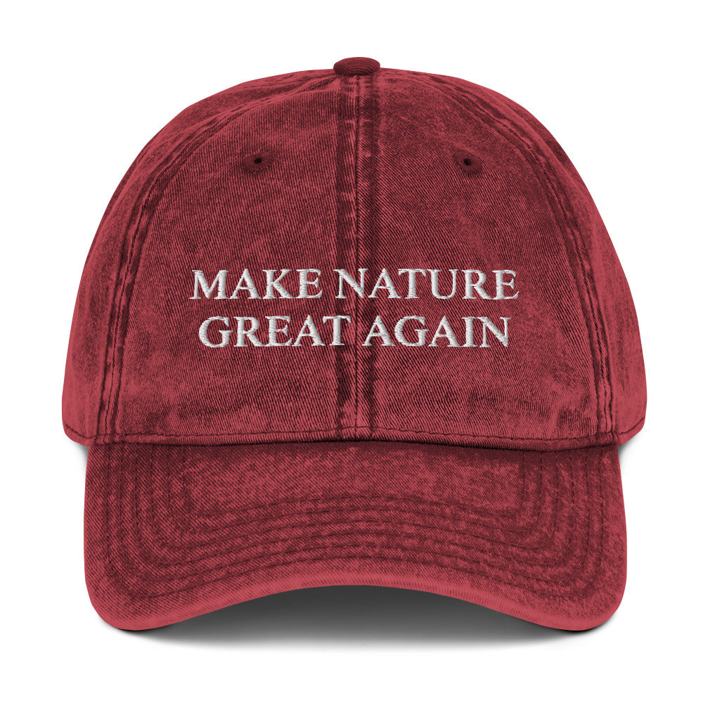 MAKE NATURE GREAT AGAIN - Vintage Dad Cap