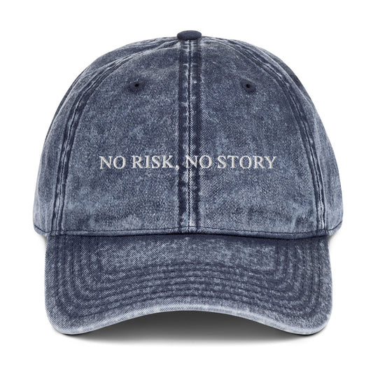 NO RISK, NO STORY - Vintage Dad Cap