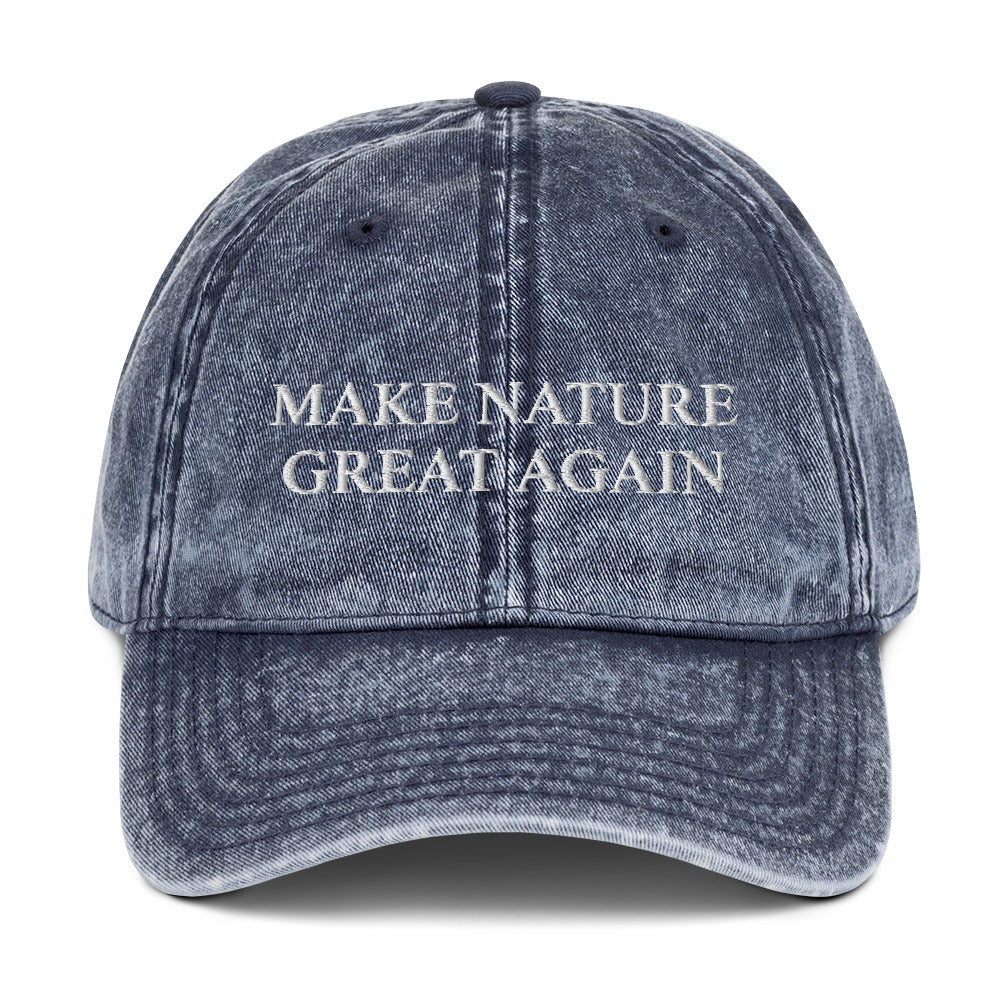 MAKE NATURE GREAT AGAIN - Vintage Dad Cap
