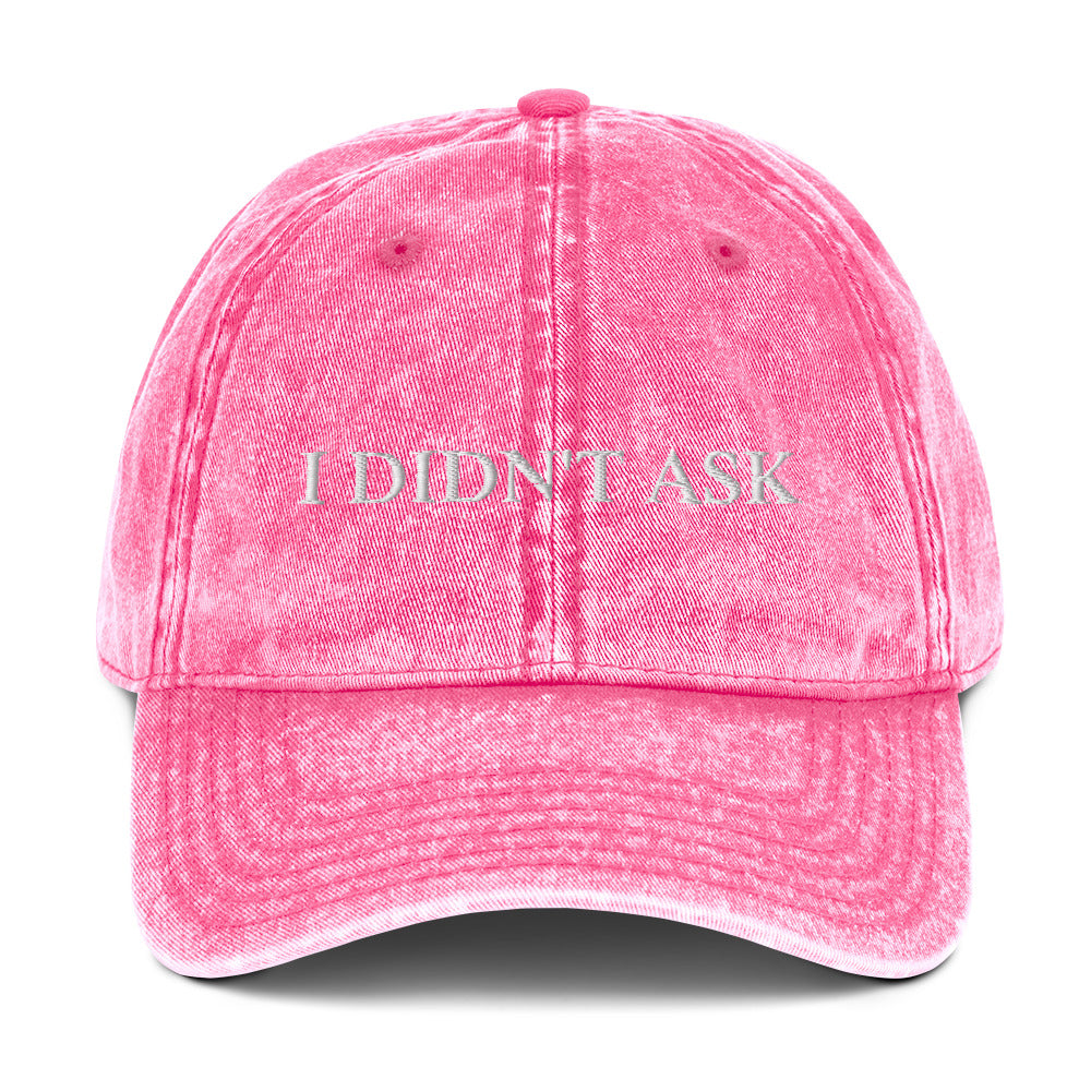 I DIDN'T ASK - Vintage Dad Cap