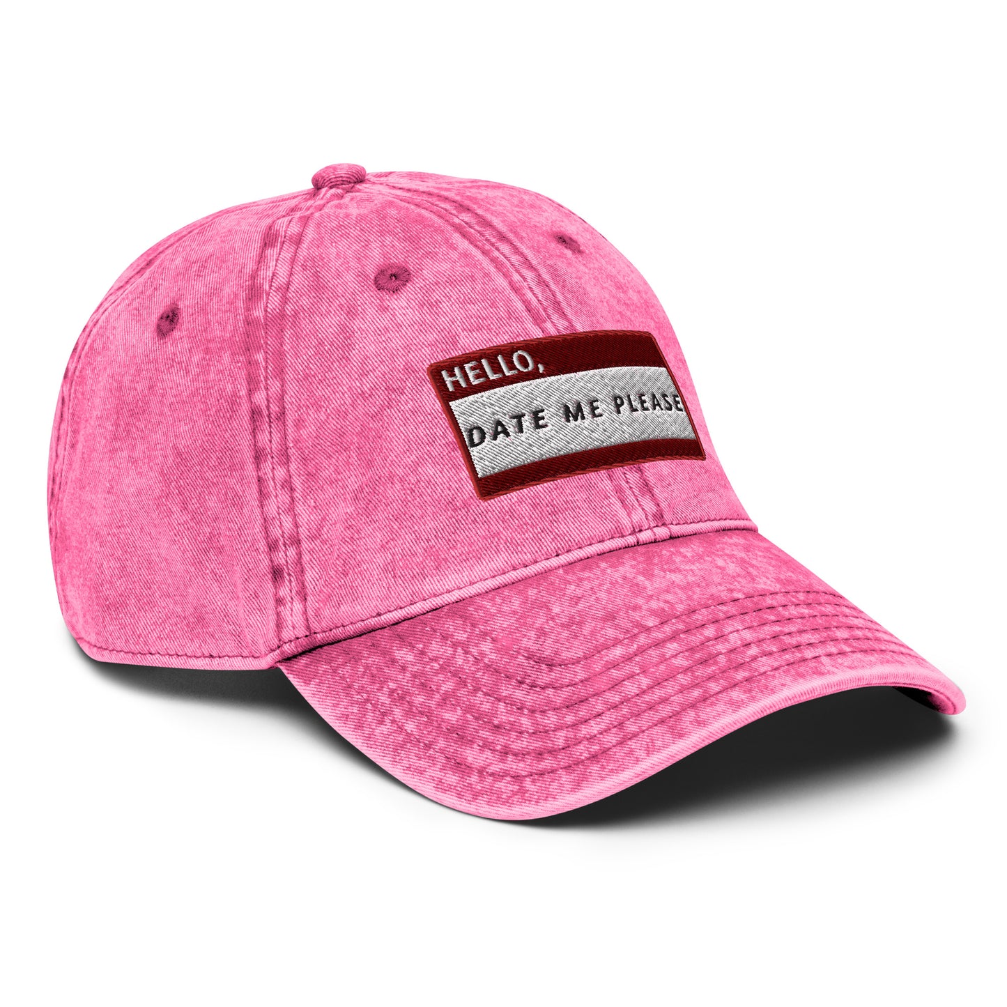 Vintage Dad Cap - Hello date me please