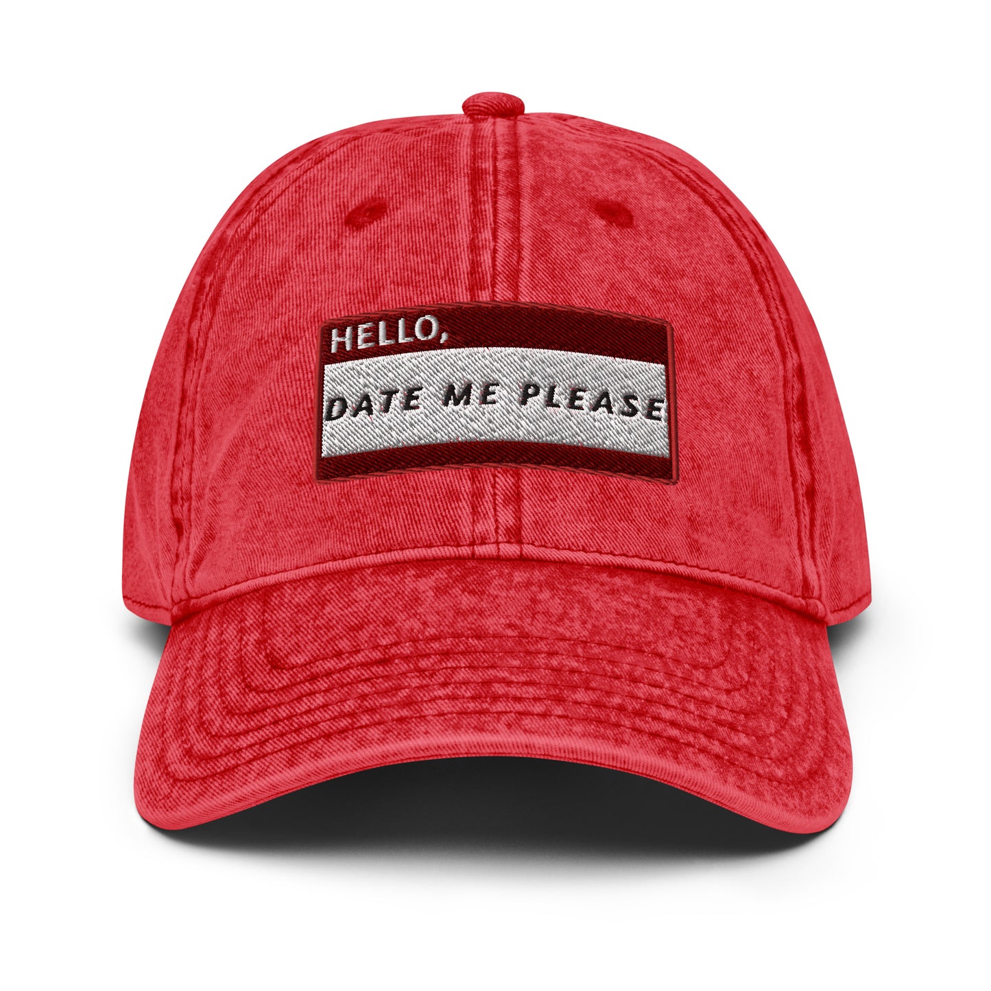 Vintage Dad Cap - Hello date me please